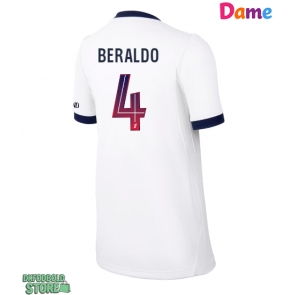Paris Saint-Germain Lucas Beraldo #4 Replika Udebanetrøje Dame 2026-27 Kortærmet